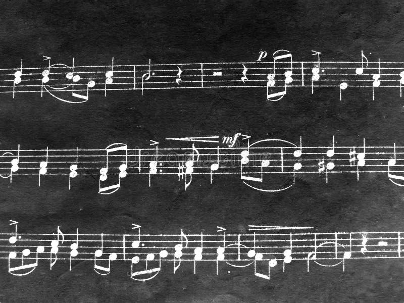 Muzykalne notatki w b