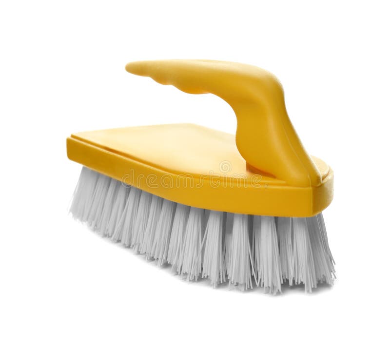 Muśnięcie na białym tle tła cleaning płótna nowe pomarańczowe gąbek dostawy obraz royalty free Muśnięcie na białym tle tła cleaning płótna nowe pomarańczowe gąbek dostawy obraz royalty free