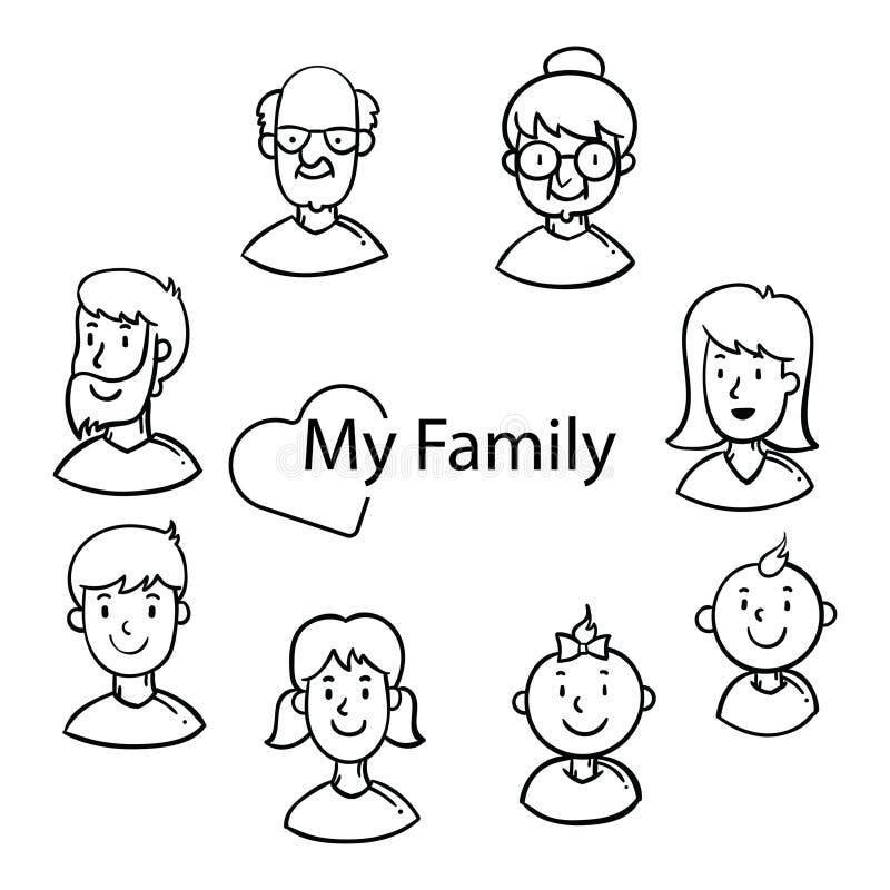 Family Consist Stock Illustrations – 178 Family Consist Stock ...