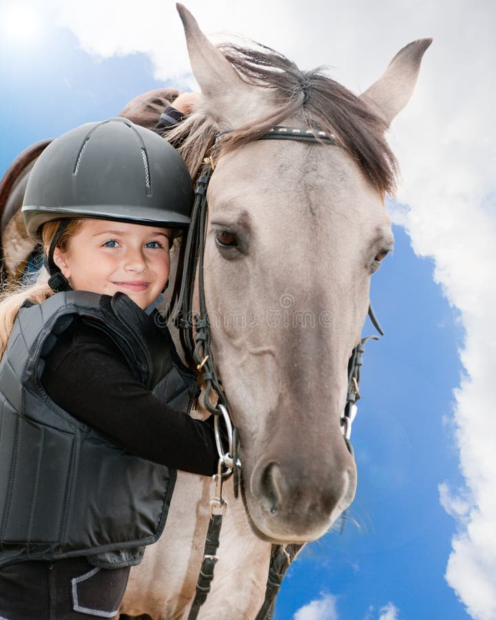 Un caballo a encantador a su el mejor un amigo.