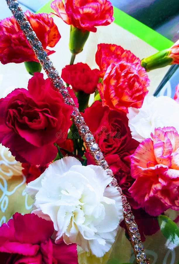 My prettys mother& x27;s day flowers diamonds royalty free stock image My prettys mother& x27;s day flowers diamonds royalty free stock image