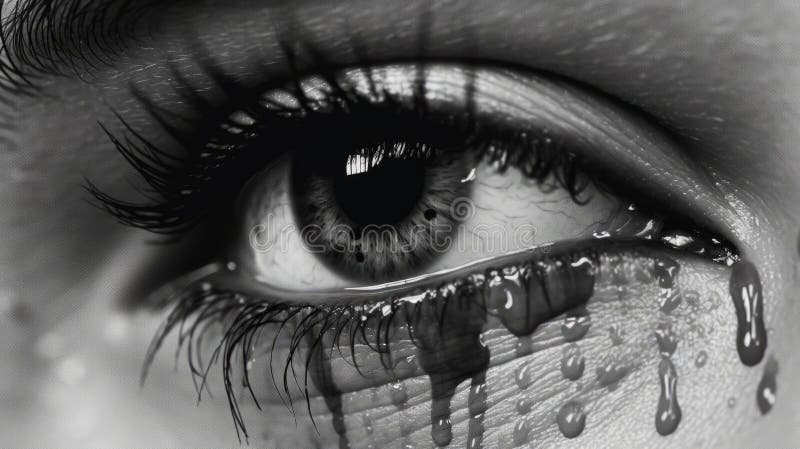 Teary Eye Drawing | Abstract drawings, Drawings, Eye drawing