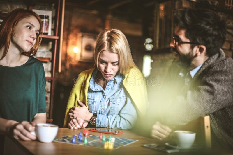 Friends in Cafe. Three Best Friend Having Funny Conversation Stock Photo - Image of adult, laughing: 119788112 Friends in Cafe. Three Best Friend Having Funny Conversation Stock Photo - Image of adult, laughing: 119788112