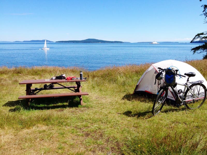 My Vancouver Biking and Camping Trip Editorial Photography Image of