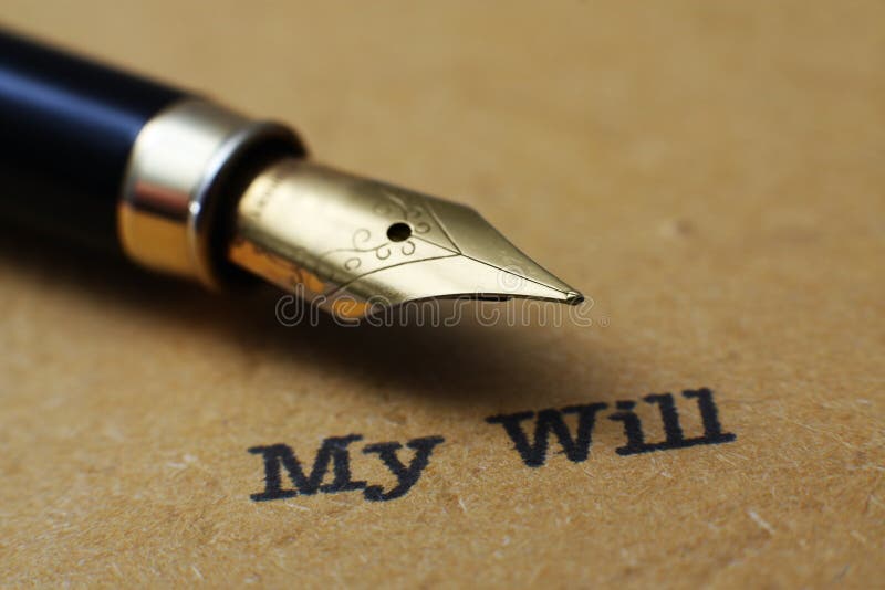 My will stock photography