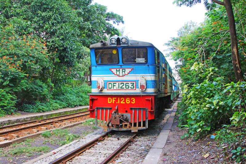 Myanmar Classical Train royalty free stock photos
