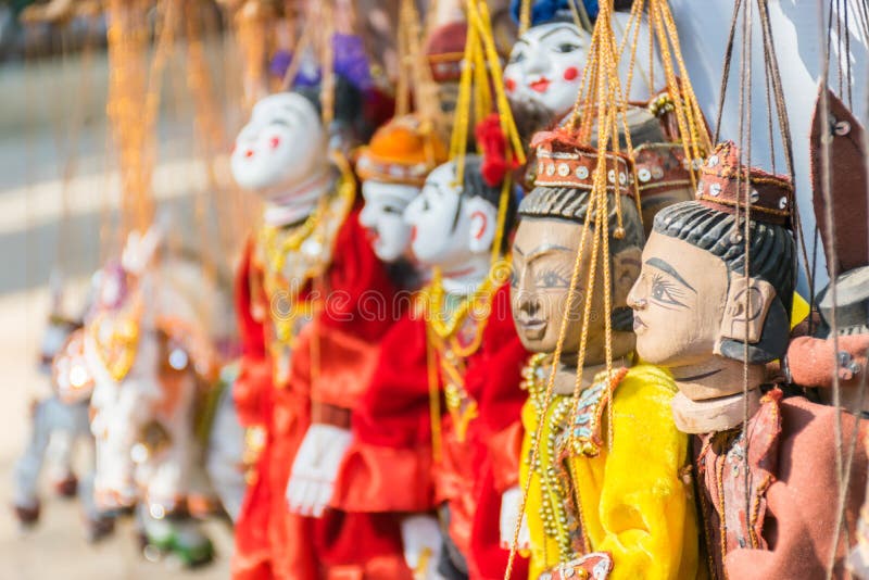 Myanmar-Puppe lizenzfreies stockbild Myanmar-Puppe lizenzfreies stockbild