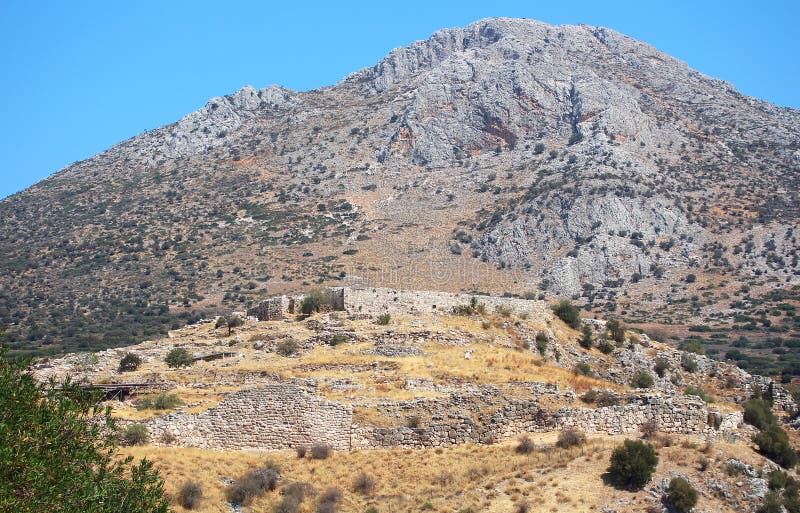 Mycenae, archaeological site in Peloponnese, Greece. Mycenae, archaeological site in Peloponnese, Greece