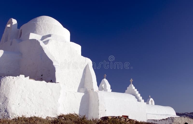 Mykonos della chiesa greca fotografia stock libera da diritti Mykonos della chiesa greca fotografia stock libera da diritti