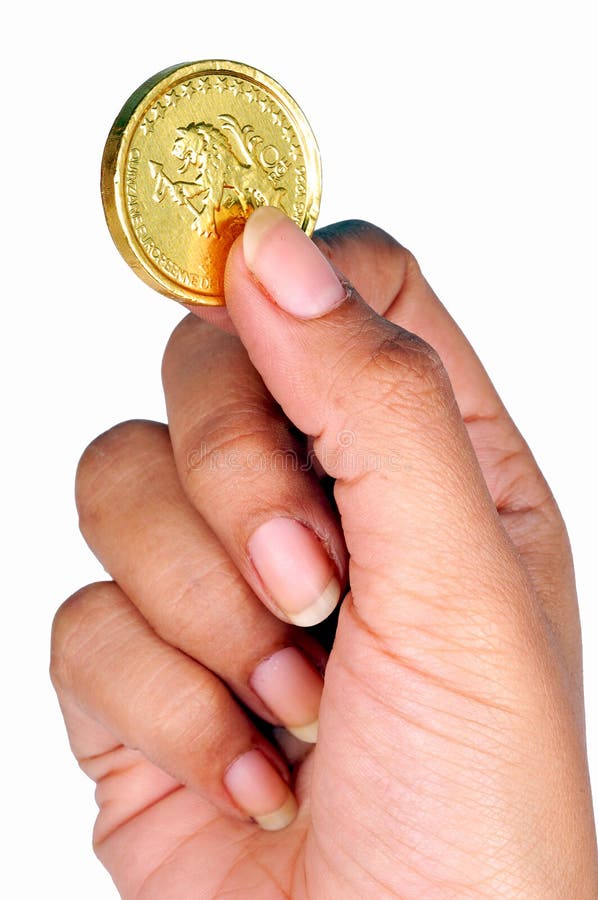 Myntguld arkivbilder