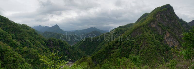 Myohyang mountains, DPRK (North Korea) royalty free stock photos