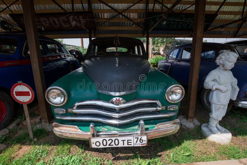 Museum of retro cars: GAZ-M20V Pobeda. Myshkin, Russia - July 8, 2013: Museum of retro cars: GAZ-M20V Pobeda stock images Museum of retro cars: GAZ-M20V Pobeda. Myshkin, Russia - July 8, 2013: Museum of retro cars: GAZ-M20V Pobeda stock images