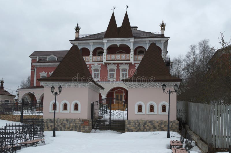 MYSHKIN / YAROSLAVL, RUSSIA - MARCH 11, 2017: the king`s chamber of the mouse royalty free stock images MYSHKIN / YAROSLAVL, RUSSIA - MARCH 11, 2017: the king`s chamber of the mouse royalty free stock images