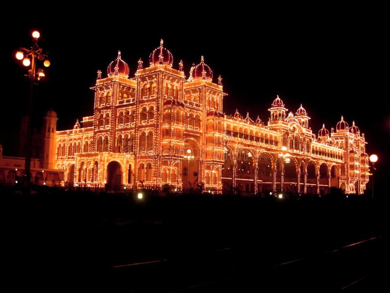 Mysore Palace LightingXXXV Stock Images Image 4074624