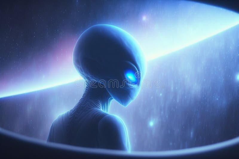 Blue-haired extraterrestrial - wide 4