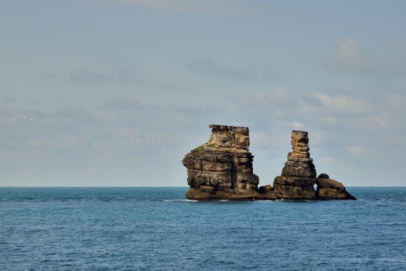 Mysterious Coast of Jinshan, New Taipei City, Taiwan.