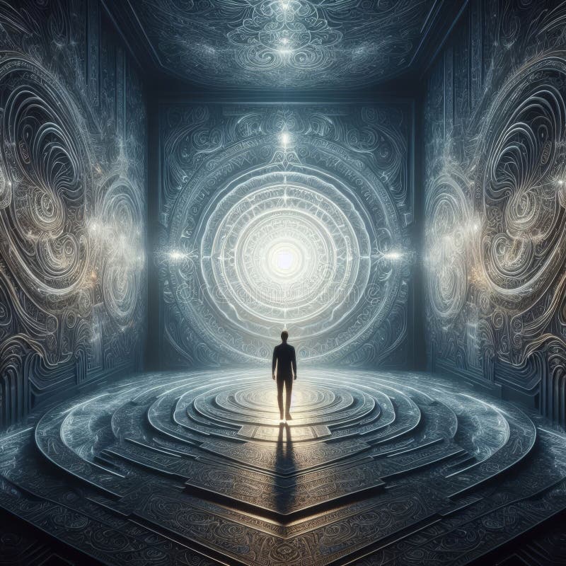 Mysterious Cosmic Gateway stock images