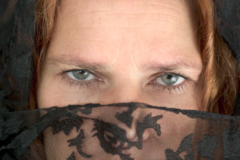 Mysterious Woman (2) royalty free stock image