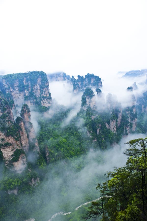 Mysterious Zhangjiajie