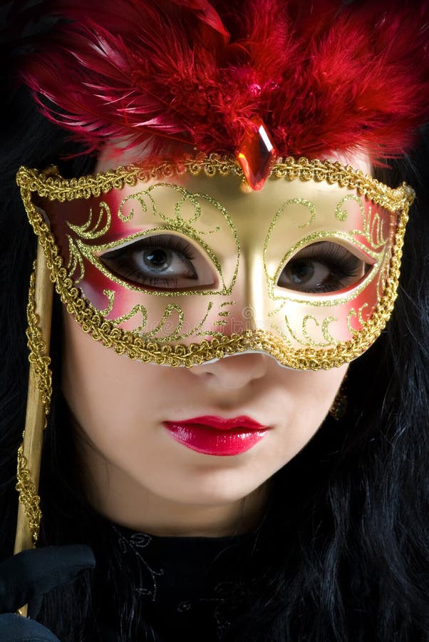 Mystery stock image. Image of mask, face, unique, portrait - 487451