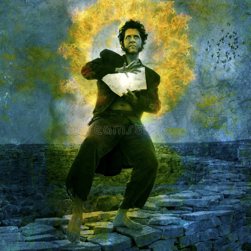 Mystical Man stock illustration Mystical Man stock illustration