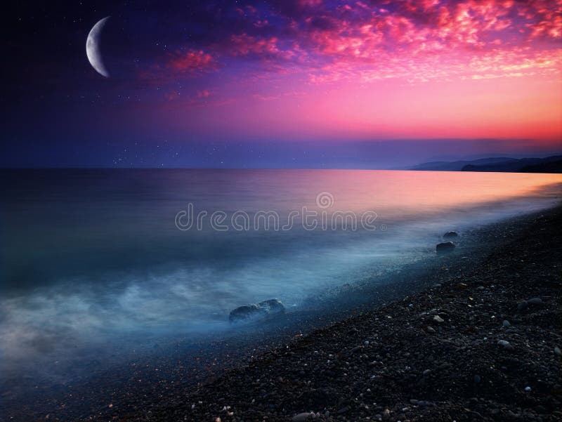 Mystisches Meer stockfoto Mystisches Meer stockfoto
