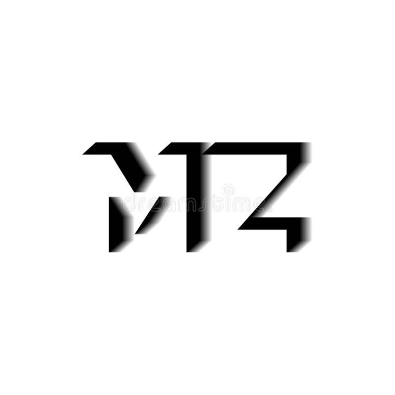MONOGRAM Mz Vectores en stock y Arte vectorial  Monogram logo letters,  Stylish alphabets, Monogram