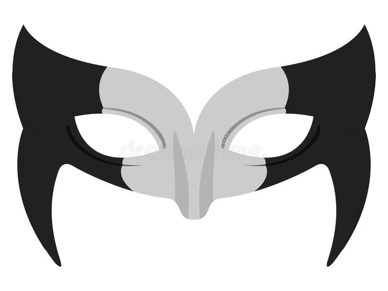 Máscara colorida isolada do carnaval ilustração royalty free