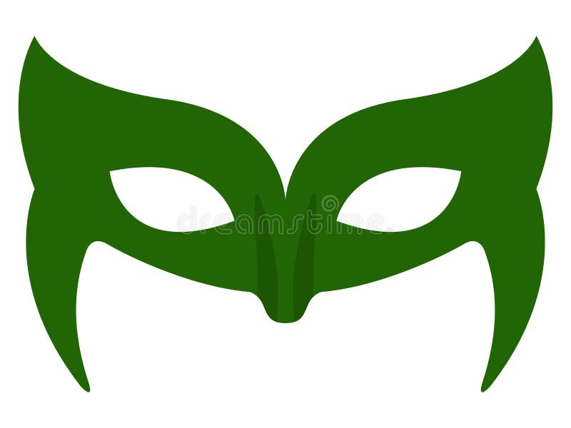 Máscara colorida isolada do carnaval ilustração stock