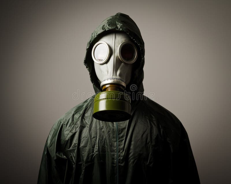 Máscara de gás foto de stock