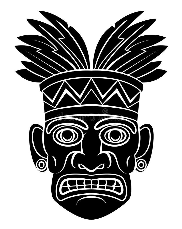 Máscara de Havaí ilustração royalty free Máscara de Havaí ilustração royalty free