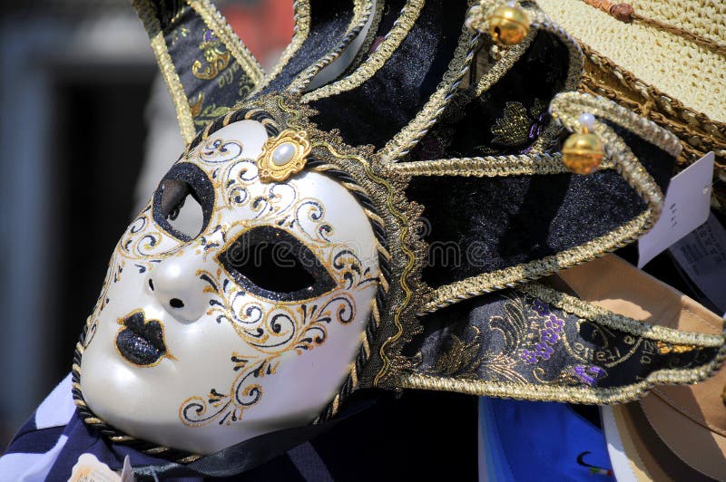 Máscara de carnaval veneciana fotos de archivo libres de regalías