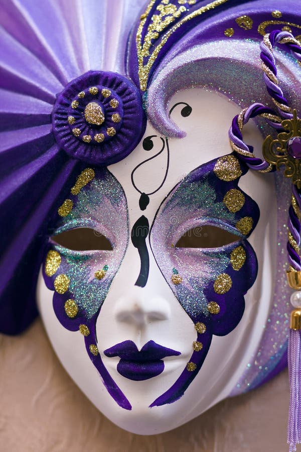 Máscara de Carnaval de Venecia fotografía de archivo libre de regalías