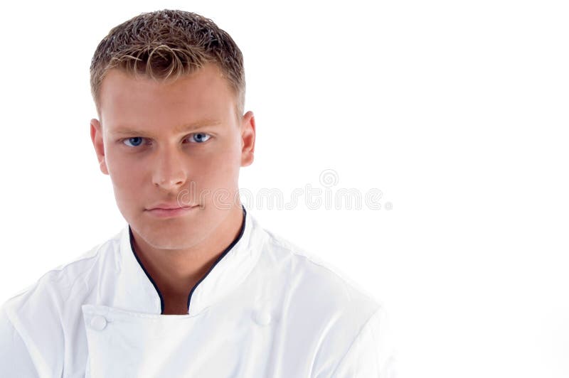 mâle de cuisinier sérieux images libres de droits mâle de cuisinier sérieux images libres de droits