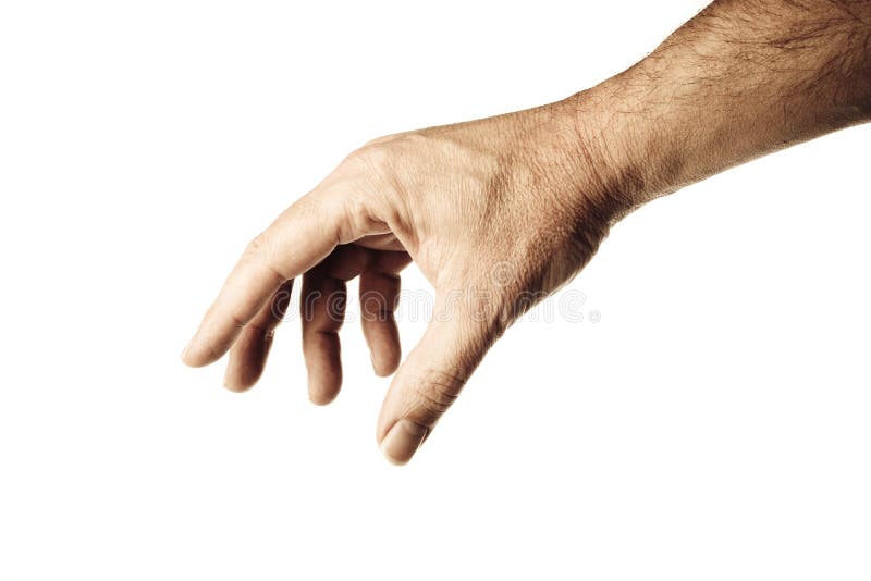 Mână masculină stock image