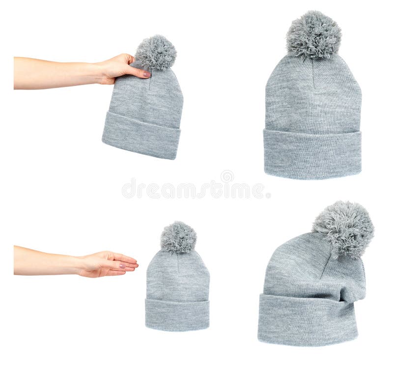 Mão com chapéu do algodão, acessório de roupa, grupo e coleção imagens de stock royalty free Mão com chapéu do algodão, acessório de roupa, grupo e coleção imagens de stock royalty free