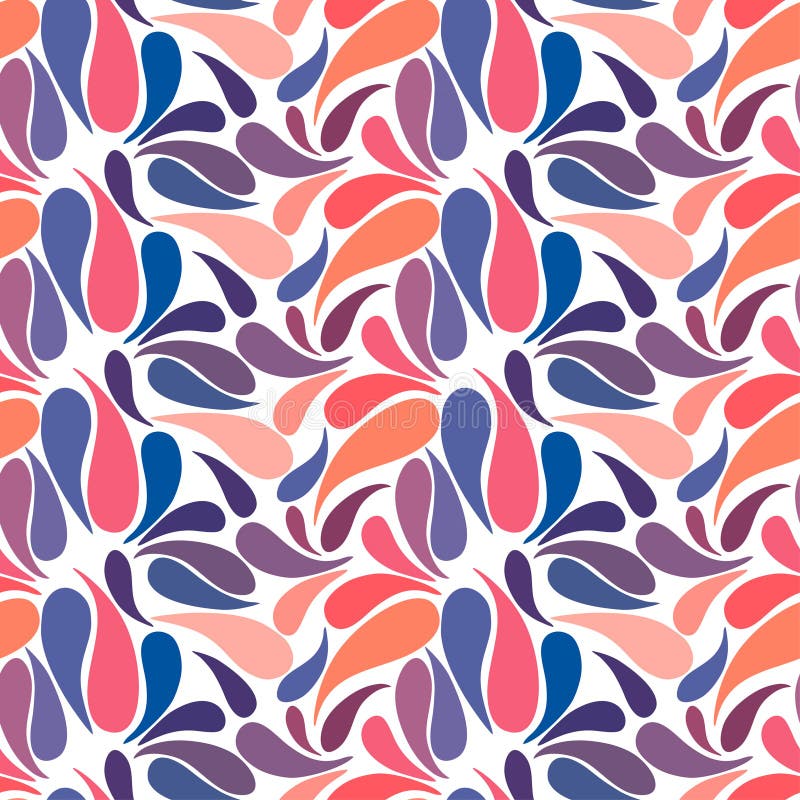 Mão floral colorida étnica teste padrão sem emenda tirado do slyle da garatuja ilustração stock Mão floral colorida étnica teste padrão sem emenda tirado do slyle da garatuja ilustração stock