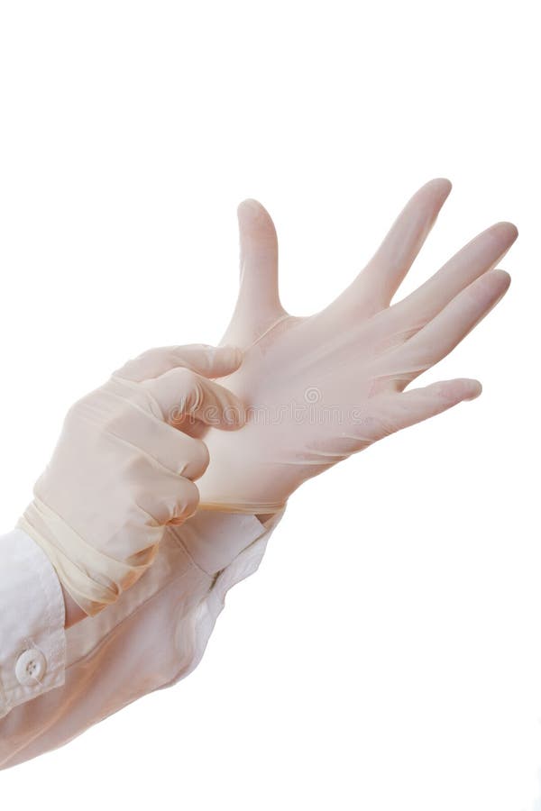 Mãos de um médico