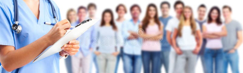 Mãos de um médico. fotografia de stock royalty free