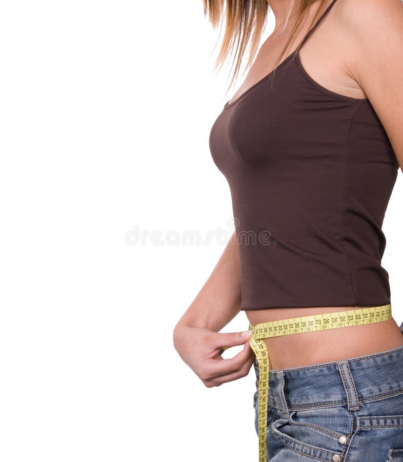 Mädchen auf Diät stockbilder Mädchen auf Diät stockbilder