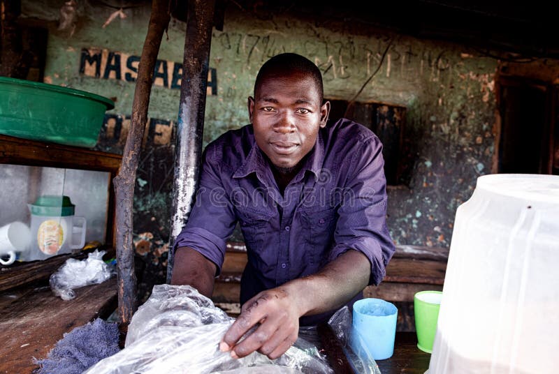 Män i Kotido Uganda royaltyfri foto Män i Kotido Uganda royaltyfri foto