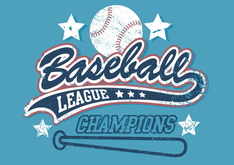 Mästare för baseballliga stock illustrationer Mästare för baseballliga stock illustrationer
