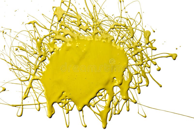 måla splattered yellow royaltyfria bilder måla splattered yellow royaltyfria bilder