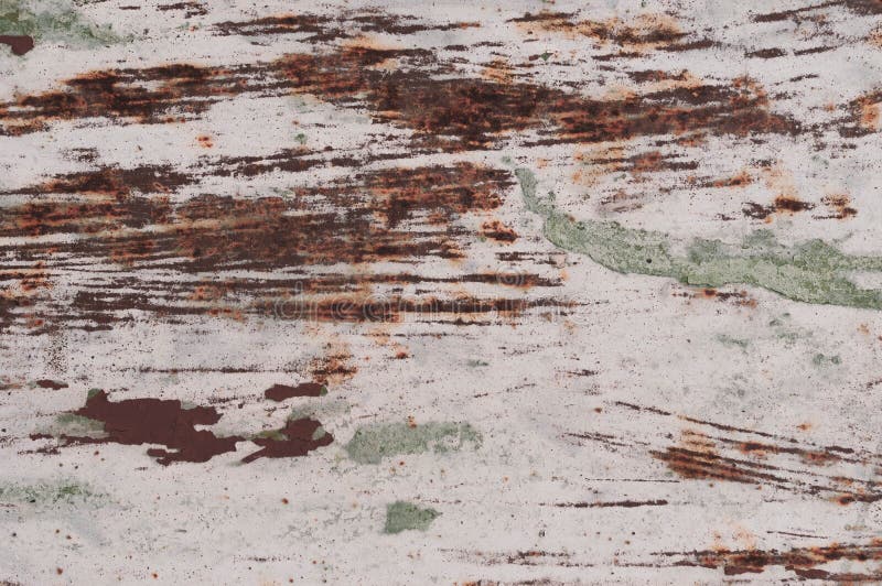 Målade, repade och sprickor, rostfritt, texturerade ytor för bakgrunden arkivbild Målade, repade och sprickor, rostfritt, texturerade ytor för bakgrunden arkivbild