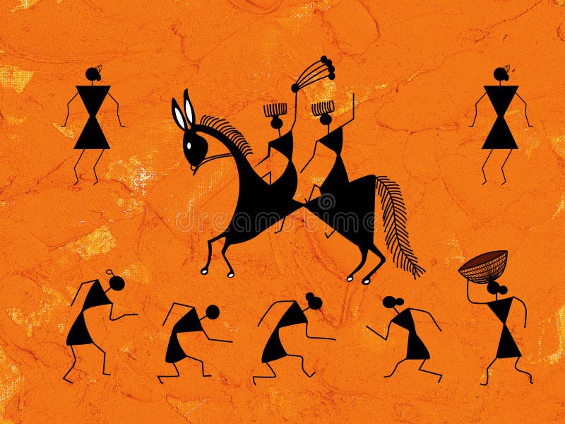 målning stam- royaltyfri illustrationer målning stam- royaltyfri illustrationer