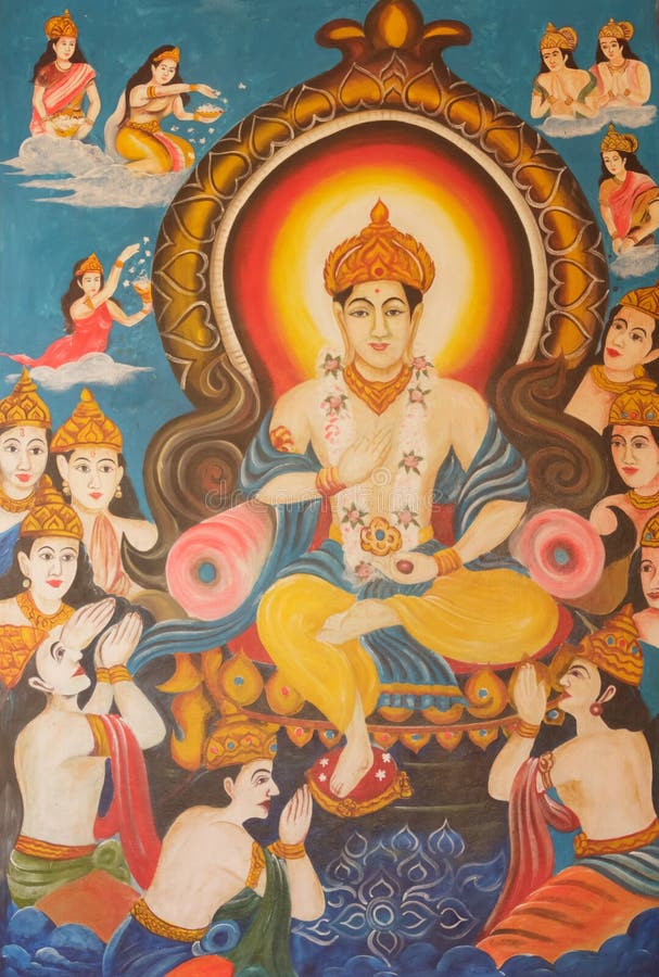 Målningar på buddismen