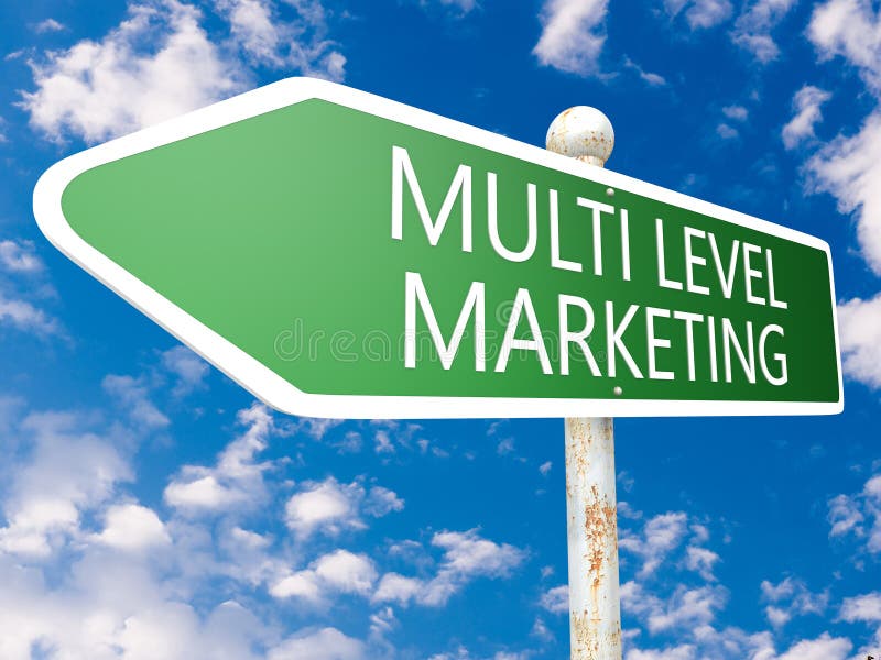 Mång- level marknadsföring vektor illustrationer