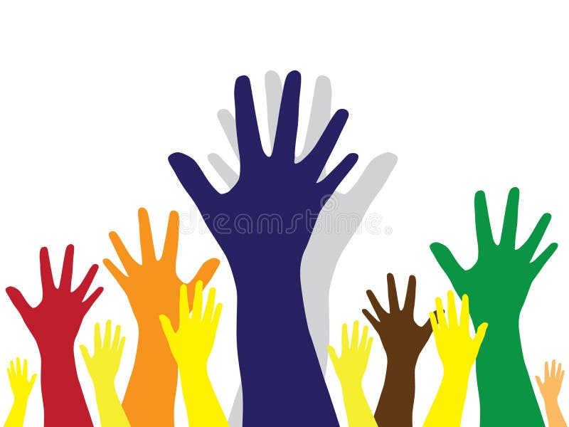 mångfald hands symbol stock illustrationer mångfald hands symbol stock illustrationer