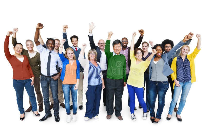 Mångfald tillfälliga Team Cheerful Success Community Concept royaltyfri bild Mångfald tillfälliga Team Cheerful Success Community Concept royaltyfri bild
