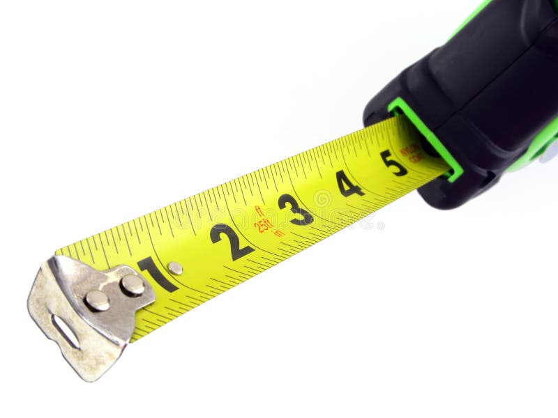 Close up of tape measure isolated on white. Shallow depth of field. Close up of tape measure isolated on white. Shallow depth of field.